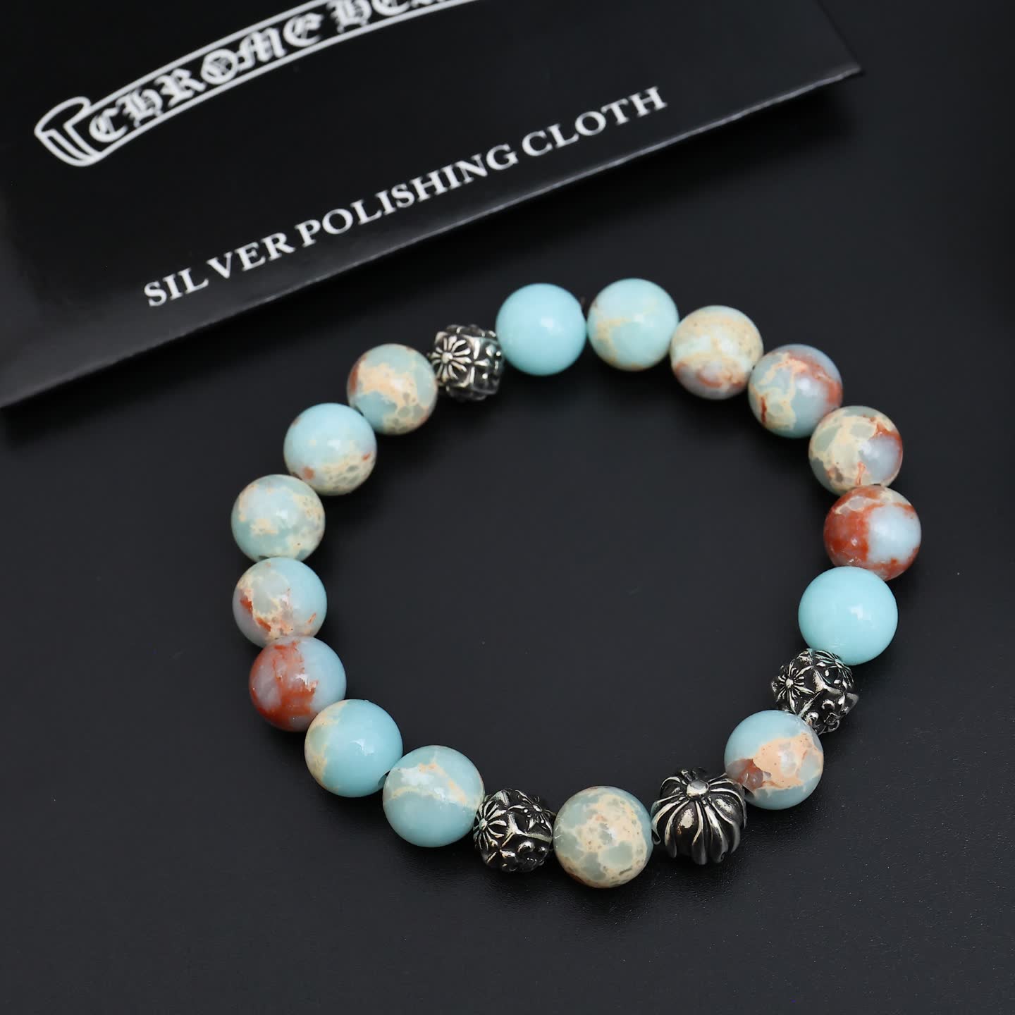 Chrome Hearts Chroma Hearts Gemstone Bracelet